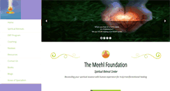 Desktop Screenshot of meehlfoundation.org