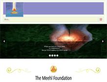 Tablet Screenshot of meehlfoundation.org
